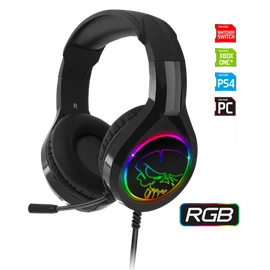Spirit of Gamer PRO-H8 RGB fekete vezetékes gamer headset