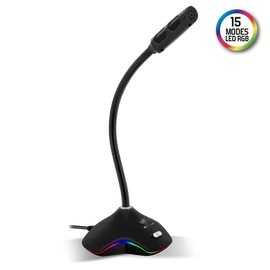 Spirit of Gamer EKO 300 RGB fekete USB mikrofon