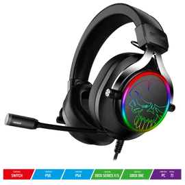Spirit of Gamer MIC-XH600 7.1 fekete gamer headset