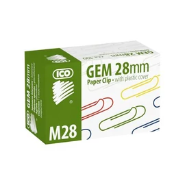 Gemkapocs, 28mm, ICO, színes, 100db/doboz