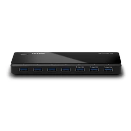 USB elosztó-HUB, 7 port, USB 3.0, 5Gbps, TP-LINK "UH700"
