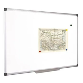 Fehértábla, mágneses, 60x90 cm, alumínium keret, VICTORIA