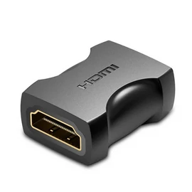 ADAPTER HDMI/F -> HDMI/F (4K,toldó,fekete), Vention