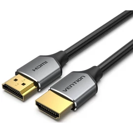 KÁBEL HDMI/M -> HDMI/M, 2m, (ultravékony,szürke alu),Vention