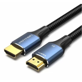 KÁBEL HDMI/M -> HDMI/M (8K, alu, kék), 2m, Vention