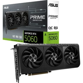 Asus Videokártya - nVidia PRIME-RTX5060-O8G (8192MB, GDDR7, 128bit, 1xHDMI, 3xDP)