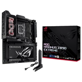 Asus Alaplap - Intel ROG MAXIMUS Z890 EXTREME LGA1851 (Z890, ATX, 4xDDR5 9200+MHz, 4xSATA3, 6xM.2, HDMI+2xThunderbolt)