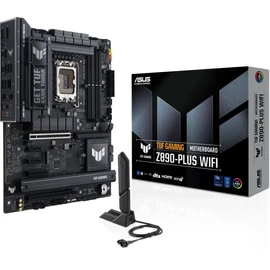 Asus Alaplap - Intel TUF GAMING Z890-PLUS WIFI LGA1851 (Z890, ATX, 4xDDR5 9066+MHz, 4xSATA3, 4xM.2, HDMI+DP+TB)