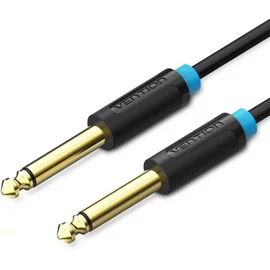 KÁBEL 6.5mm jack/M -> M Audio kábel 3m fekete, Vention