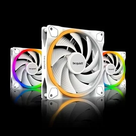 Be Quiet! Cooler 14cm - LIGHT WINGS WHITE 140mm PWM Triple Pack (RGB, 2200rpm, 31dB, fehér)