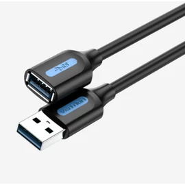 KÁBEL USB-A 3.0/M -> USB-A 3.0/F, 1m, (hossz,PVC), Vention