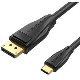 KÁBEL USB-C -> DP, 1,5m, (fekete), Vention