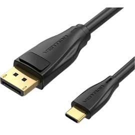 KÁBEL USB-C -> DP, 2m, (fekete), Vention