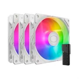 Cooler Master SickleFlow Edge 120 3x120mm ARGB fehér ventilátor