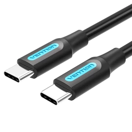 KÁBEL USB-C 2.0/M , 1,5m, (fekete),  Vention