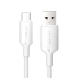 KÁBEL USB-A 2.0/M -> USB-C/M, 2m,(fehér), Vention