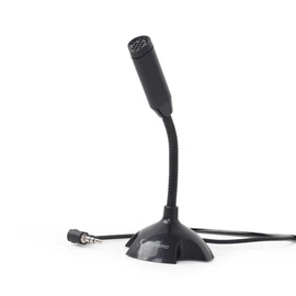 GEMBIRD MIC-D-02 asztali mikrofon, fekete