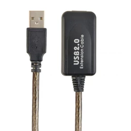 Gembird USB 2.0 aktív hosszabbító kábel, 5m