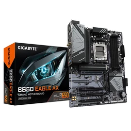 Gigabyte Alaplap - AMD B650 EAGLE AX AM5 (B650, 4xDDR5 5200MHz, RAID, 4xSATA3, M.2, 8xUSB2.0, 6xUSB3.1)