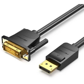 KÁBEL DP -> DVI, 1,5m, (fekete), Vention