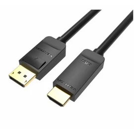 KÁBEL DisplayPort ->HDMI ,( 4K, fekete) 5m, Vention