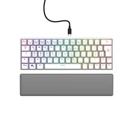 Billentyűzet vezetékes URAGE Exodus 760TKL mechanikus Red switch RGB fehér