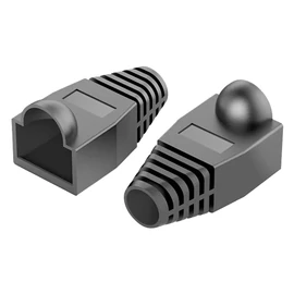 VÉDŐBURKOLAT RJ45 (PVC, fekete), 50 darab, Vention