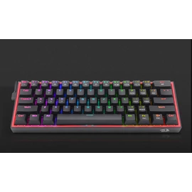 Redragon Fizz Pro black, wired&amp;2.4G&amp;BT Mechanical Keyboard, RGB, brown switch Black HU