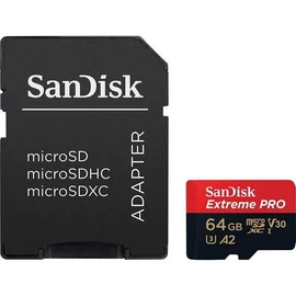 Sandisk 00214503 64GB SD micro Extreme Pro (SDHC Class 10 UHS-I U3) memóriakártya