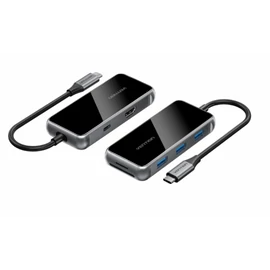 DOKKOLÓ USB-C -> HDMI/USB/SD/PD, Vention