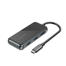 DOKKOLÓ USB-C -> HDMI/USB3.0*3/PD, Vention