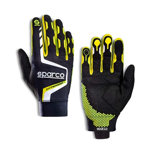 Sparco Hypergrip+ sárga kesztyű (Méret: 11(L))