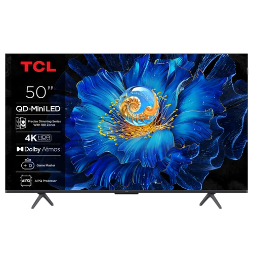 TCL 50C6KS LED Televízió 127cm 4K QD-MiniLED HDR Google TV