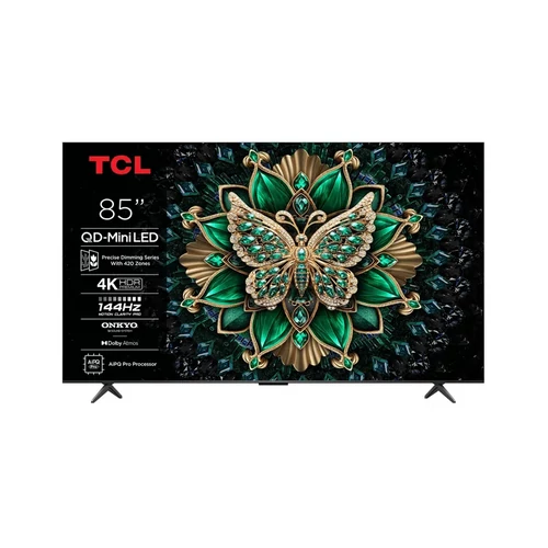 TCL 85C6K LED Televízió 215cm 4K QD-MiniLED HDR Google TV