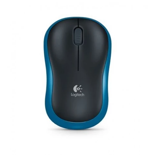 Logitech M185 vezeték nélküli kék notebook egér