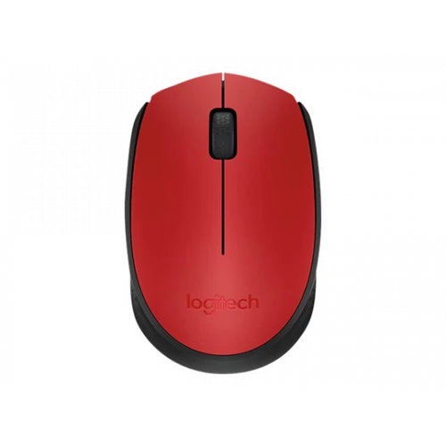 Logitech M171 vezeték nélküli piros notebook egér