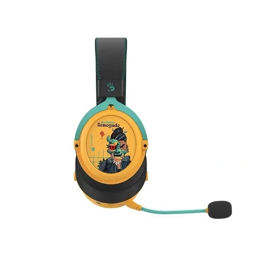 A4-Tech Bloody MR595 Renegade Sunset vezeték nélküli fekete-sárga gamer headset