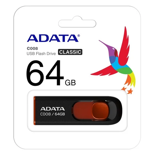 ADATA 32GB USB2.0 Piros (AC008-32G-RKD) pendrive