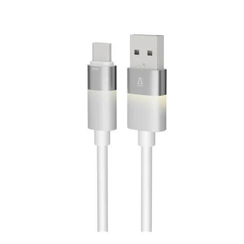 Töltőkábel, USB-A - USB-C, 18W, 1 m, AVAX 