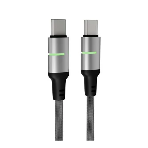Töltőkábel, USB-C - USB-C, 60W, 1 m, AVAX 