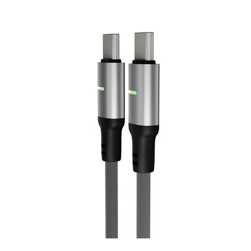 Töltőkábel, USB-C - USB-C, 60W, 2 m, AVAX 