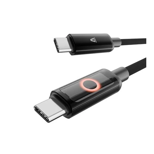Töltőkábel, USB-C - USB-C, 60W, 1 m, AVAX 