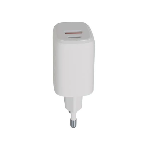 Hálózati töltő, USB-A + USB-C, 12W, AVAX 