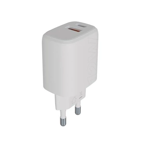 Hálózati töltő, USB-A + USB-C, 12W, AVAX 