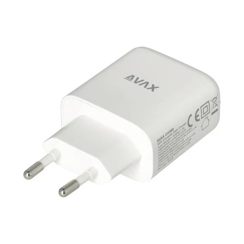 Hálózati töltő, GaN, USB-A + USB-C, AVAX 