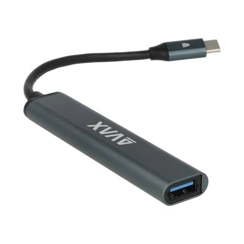 USB-C elosztó-HUB, 4 port, USB 3.0, AVAX 