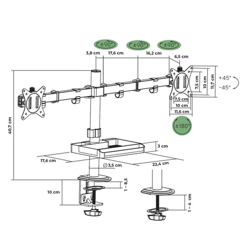 Advance XtendMounts Dual 17
