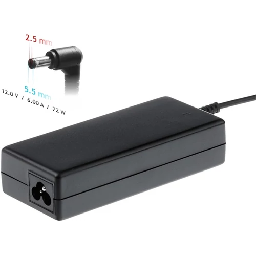 Akyga AK-ND-28 12V/6A/72W 5,5x2,5mm notebook hálózati töltő