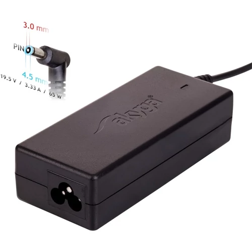Akyga AK-ND-58 19,5V/3,33A/65W 4,5x3mm + pin notebook hálózati töltő