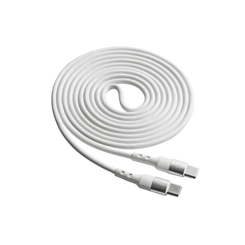 Akyga AK-USB-41 1,8m Type C - Type C fehér adat- és töltőkábel